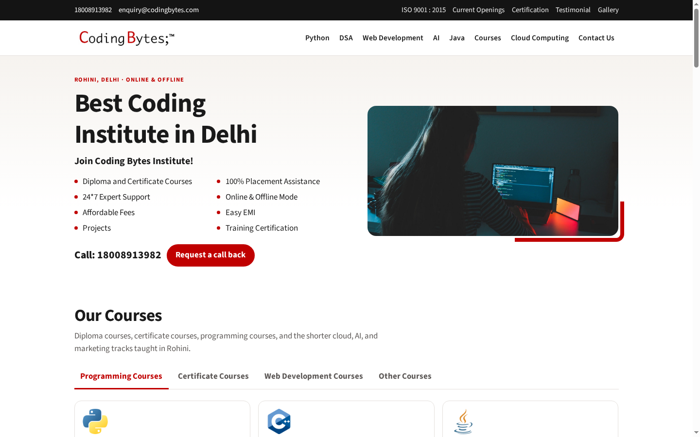 Coding Bytes website