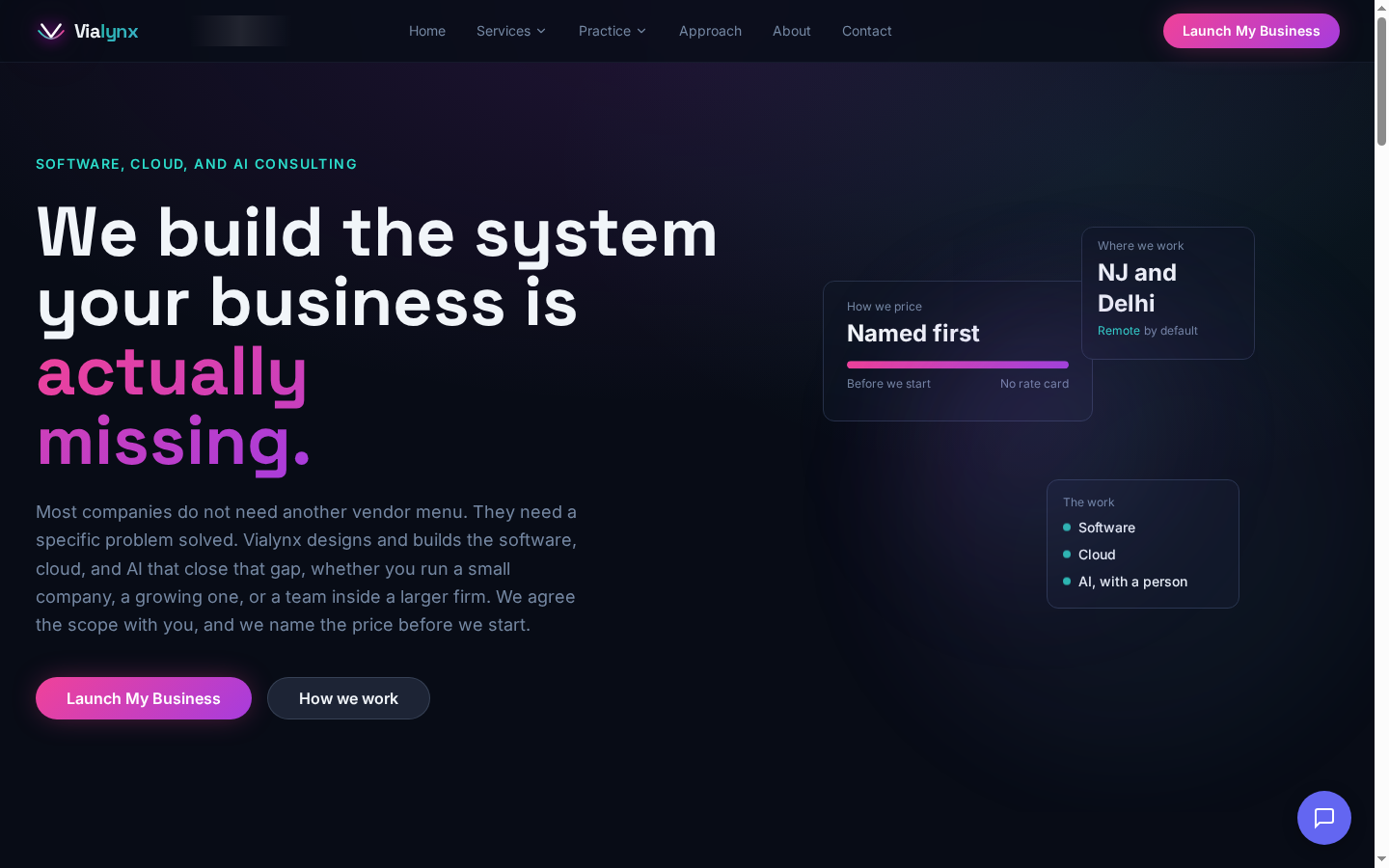 Vialynx website